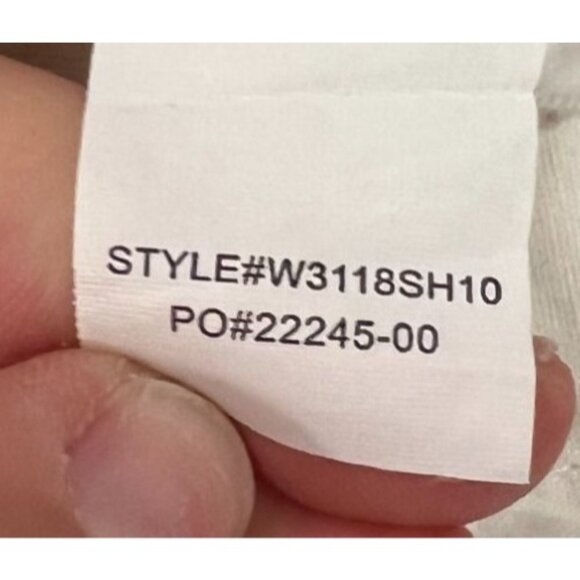 Prana Womens Tess White Cotton Shorts Size 10 With 3" Inseam - Picture 8 of 9